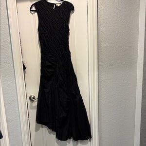 Anthropologie Black Asymmetrical Dress